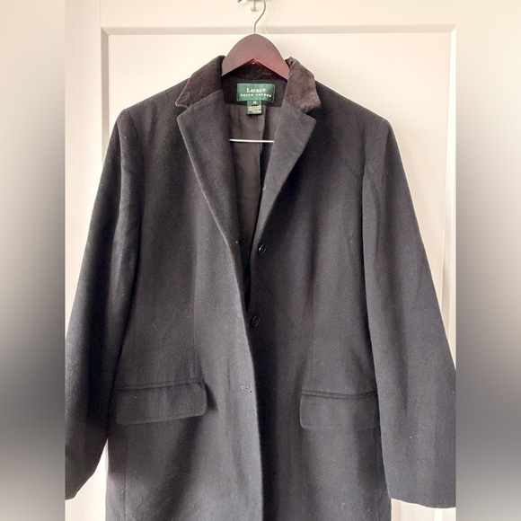 Ralph Lauren Women's Wool and cashmere Black Blazer - Picture 4 of 8